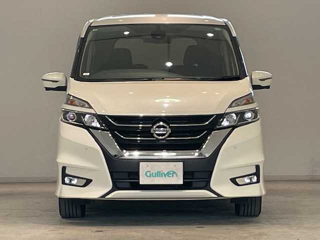 日産 セレナ ハイウェイスターVセレクションⅡ 宮城県 2018(平30)年 8万km ブリリアントホワイトパール 純正ナビ/プロパイロット/クルーズコントロール/オートホールド/全方位車外バックカメラ/ETC/衝突軽減システム/両側パワースライドドア/パワーシート/チップアップシート/３列シート/フリップダウンモニター/ウォークスルー/オートライト/全方位車外バックカメラ/パワーステアリング/パワーウィンドウ/アイドリングストップ