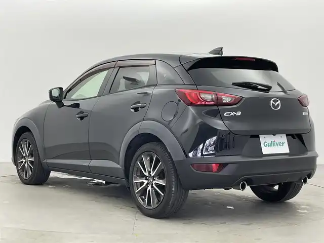 マツダ ＣＸ－３ XD ツーリング 富山県 2016(平28)年 4万km 黒 純正ナビ（AM/FM/CD/DVD/SD/AUX/USB/BT）/フルセグTV/バックカメラ/車線逸脱警報システム/マツダレーダークルーズコントロール/スマートブレーキサポート/ハイビームコントロールシステム/ブラインドスポットモニター/ヘッドアップディスプレイ/ドライブレコーダー前後/ETC/純正18インチAW/パドルシフト/LEDヘッドライト/スマートキー×２/プッシュスタート/アイドリングストップ/社外フロアマット/取扱説明書/保証書