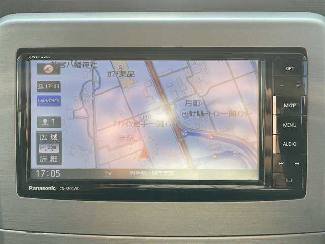 ダイハツ ムーヴ コンテ カスタム X 岩手県 2009(平21)年 7万km パールホワイトⅢ SDナビ/Bluetooth接続/DVD再生機能/ETC2.0/純正AW/フルオートエアコン/キーフリーシステム/フォグランプ/保証書/取扱説明書/前席エアバック
