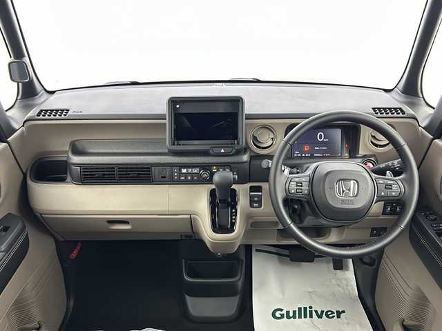 ホンダ Ｎ ＢＯＸ JOY ターボ 秋田県 2025(令7)年 0.1万km未満 ベージュ 4WD/ホンダセンシング/ECON/両側パワースライドドア/衝突被害軽減ブレーキ/レーンキープアシスト/レーダークルーズコントロール/前後コーナーセンサー/バックカメラ装着有/電子制御パーキングブレーキ/ブレーキオートホールド/ハーフレザーシート/前席シートヒーター/本革巻きステアリング/パドルシフト/オートライト/オートマチックハイビーム/LEDヘッドライト/スマートキー/プッシュスタート