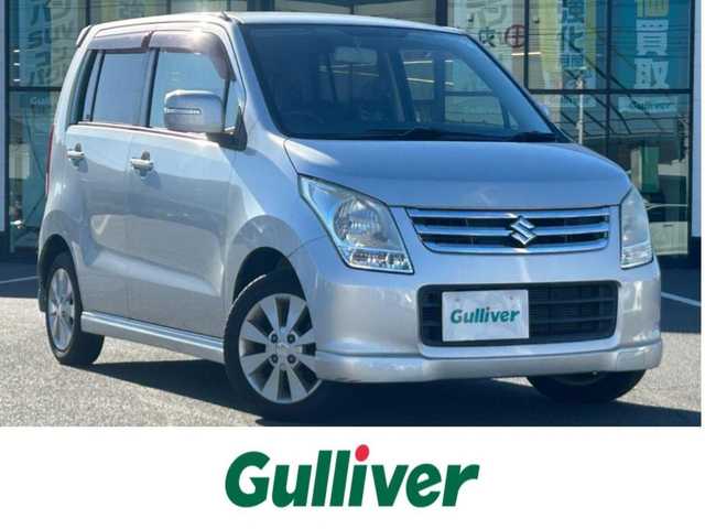 スズキ ワゴンＲ FX－LTDⅡ 岡山県 2009(平21)年 7.7万km シルキーシルバーメタリック 登録時走行距離　76650km/禁煙車/社外SDナビ(NX609)/　(CD/DVD/ワンセグTV/Bluetooth)/バックカメラ/ビルトインETC/ヘッドライトレベライザー/プッシュスタート/スマートキー/スペアキー/純正アルミホイール 14インチ/電動格納ミラー/純正フロアマット/横滑防止装置/盗難防止装置/取扱説明書/保証書