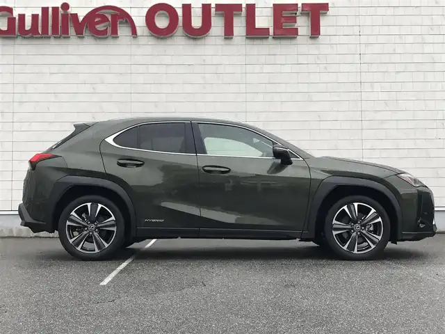 レクサス ＵＸ 250h バージョンC 富山県 2019(令1)年 8.4万km テレーンカーキマイカM 純正ナビ/フルセグＴＶ／Ｂｌｕｅｔｏｏｔｈ/全方位カメラ/レーダークルーズコントロール/プリクラッシュセーフティ/レザーシート／シートヒーター/ステアリングヒーター/ＥＴＣ２．０/コーナーセンサー/スマートキー/プッシュスタート/運転席メモリーシート/運転席&助手席パワーシート/純正AW18インチ/LEDヘッドライト/W＋サイドエアバック/カーテンエアバック