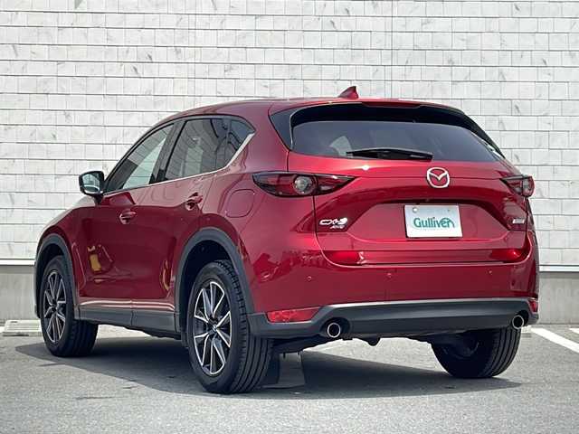 マツダ ＣＸ－５ 25S Lパッケージ 山形県 2017(平29)年 5.7万km ソウルレッドクリスタルM 禁煙車/i-ACTIVSENSE/・トラクションコントロールシステム（ＴＣＳ）/・アイ・ストップ（ｉ－ｓｔｏｐ）/・マツダ・レーダー・クルーズ・コントロール（ＭＲＣＣ）/・レーンキープ・アシスト・システム（ＬＡＳ）/レザーシート/BOSEサウンド/純正ナビ(CD.DVD.BT.USB.AUX)/バック.サイドカメラ/フルセグ/ヘッドアップディスプレイ/ブレインドスポットモニター/パワーバックドア/パーキングセンサー/シートヒーター/ステアリングヒーター/ETC２．０/電動パーキングブレーキ/オートホールド/LEDヘッドライト/ドライブレコーダー/プッシュスタート/スマートキーｘ２