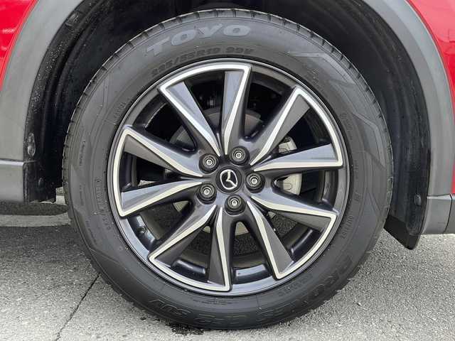 マツダ ＣＸ－５ 25S Lパッケージ 山形県 2017(平29)年 5.7万km ソウルレッドクリスタルM 禁煙車/i-ACTIVSENSE/・トラクションコントロールシステム（ＴＣＳ）/・アイ・ストップ（ｉ－ｓｔｏｐ）/・マツダ・レーダー・クルーズ・コントロール（ＭＲＣＣ）/・レーンキープ・アシスト・システム（ＬＡＳ）/レザーシート/BOSEサウンド/純正ナビ(CD.DVD.BT.USB.AUX)/バック.サイドカメラ/フルセグ/ヘッドアップディスプレイ/ブレインドスポットモニター/パワーバックドア/パーキングセンサー/シートヒーター/ステアリングヒーター/ETC２．０/電動パーキングブレーキ/オートホールド/LEDヘッドライト/ドライブレコーダー/プッシュスタート/スマートキーｘ２