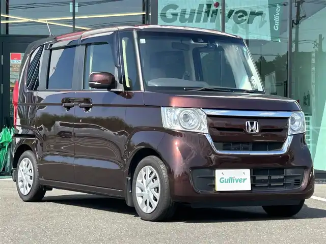 ホンダ Ｎ ＢＯＸ G L ホンダセンシング 鹿児島県 2019(令1)年 5.3万km プレミアムアガットブラウンP 純正ナビ/（CD/DVD/BT/ワンセグ）/バックカメラ/左側パワースライドドア/追従機能付きクルーズコントロール/LEDオートライト/シートヒーター/アイドリングストップ/スマートキー/ETC