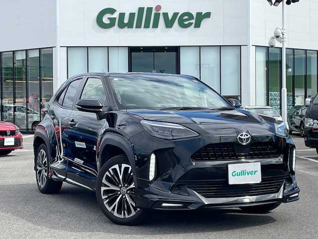 トヨタ ヤリスクロス Z 長崎県 2021(令3)年 4万km ブラックマイカ ワンオーナー/純正ディスプレイオーディオ/USB/BT/Mira cast/バックカメラ/モデリスタエアロ/ハーフレザーシート/D席パワーシート/前席シートヒーター/トヨタセーフティセンス/レーダークルーズコントロール/レーンキープアシスト/ドライブレコーダー前後/LEDヘッドライト/オートマチックハイビーム/ビルトインETC
