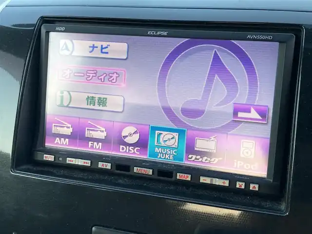 スズキ ワゴンＲ スティングレー X 愛媛県 2009(平21)年 6.2万km ブルーイッシュブラックパール3 社外HDDナビ /・CD DVD ワンセグTV MSV /プッシュスタート /HIDヘッドライト/ベンチシート /ドアバイザー /フロアマット