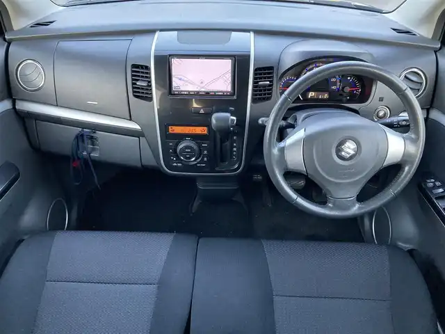 スズキ ワゴンＲ スティングレー X 愛媛県 2009(平21)年 6.2万km ブルーイッシュブラックパール3 社外HDDナビ /・CD DVD ワンセグTV MSV /プッシュスタート /HIDヘッドライト/ベンチシート /ドアバイザー /フロアマット