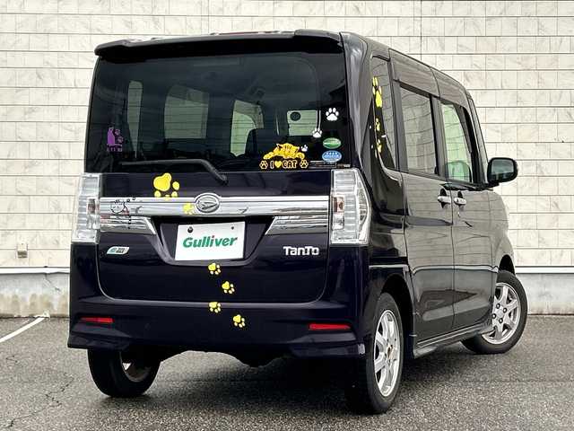 ダイハツ タント X SA 富山県 2014(平26)年 7.3万km ナイトシャドーパープルクリスタルM 純正ナビ/フルセグTV/Bluetooth/バックカメラ/ドライブレコーダー/衝突被害軽減ブレーキ/横滑り防止装置/片側パワースライドドア/プッシュスタート/スマートキー/LEDヘッドライト/ETC