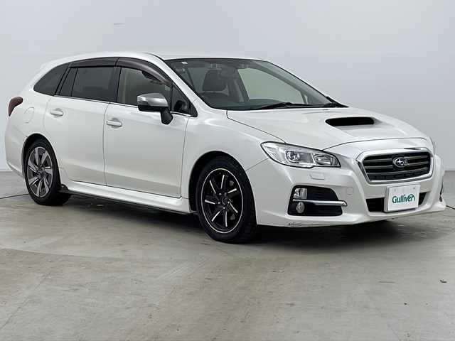 スバル レヴォーグ 1．6GT アイサイト 道央・札幌 2014(平26)年 9.7万km クリスタルホワイトP ・社外ナビCD&DVD&USB&iPod&TV/・4WD/・バックカメラ/・衝突軽減ブレーキ/・レーダークルーズコントロール/・パドルシフト/・純正フロアマット/・社外エンジンスターター/・社外レーダー/・社外ドライブレコーダー前後/・オートライト/・キセノンヘッドライト/・ETC/・スマートキー/・アイドリングストップ
