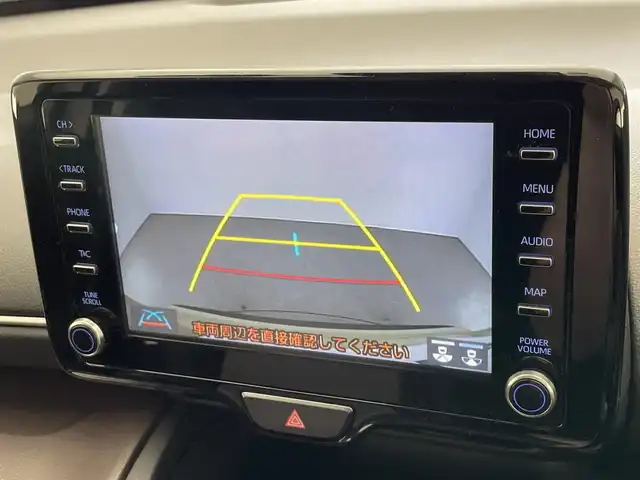 トヨタ ヤリスクロス ハイブリッド Z 愛知県 2022(令4)年 2.2万km ブラックマイカ/ベージュ 2トーン 純正8型ディスプレイナビ　ミラキャスト　Bluetooth　ハーフレザー　シートヒーター　バックカメラ　前後ドラレコ　セーフティセンス　衝突軽減　追従クルコン　車線逸脱　ＬＥＤオートライト　フォグ　コーナーセンサー　パワーシート　ツートンカラー　ワンオナ　保証書　取説　禁煙車