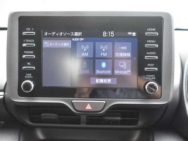 トヨタ ヤリス X 神奈川県 2021(令3)年 0.1万km ダークレッドマイカM ワンオーナー/ディスプレイオーディオ/アラウンドビューカメラ/プッシュスタート/保証書/記録(R.4.5.6)/スペアスマートキー