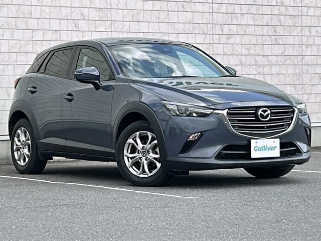 マツダ ＣＸ－３ 15S 茨城県 2020(令2)年 5万km ポリメタルグレーM 純正メモリナビ/(地デジTV・CD・DVD・USB・ラジオ再生)/衝突軽減ブレーキ/コーナーセンサー/ブラインドスポットモニター/アラウンドビューカメラ/ETC/オートライト/LEDヘッドライト/純正16inアルミホイール/フロアマット/スマートキー
