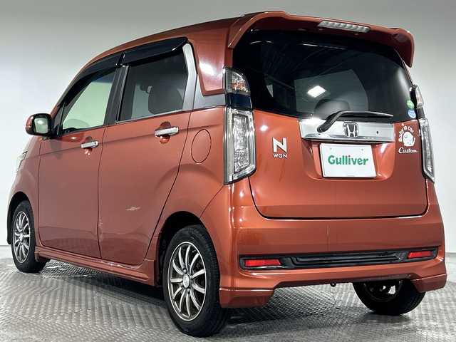 ホンダ Ｎ ＷＧＮ カスタム G Aパッケージ 神奈川県 2014(平26)年 7.8万km プレミアムフレイムオレンジM 純正オーディオ/AM FM CD USB AUX/クルーズコントロール/CTBA/ETC/ステアリングリモコン/純正フロアマット/純正14インチアルミホイール/オートライト/電動格納ミラー/ドアバイザー/プッシュスタート/スマートキー