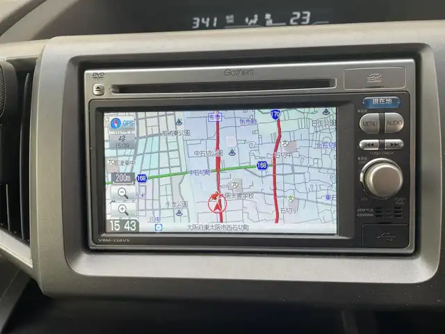 ホンダ ステップワゴン スパーダ Z 大阪府 2012(平24)年 4.7万km ホワイトオーキッドパール ワンオーナー/両側パワースライドドア/純正ナビ ワンセグTV CD DVD/バックカメラ/HIDオートヘッドライト/フォグライト/スマートキー 2個/ETC/パドルシフト/革巻きステアリング/保証書 取説 ナビ取説