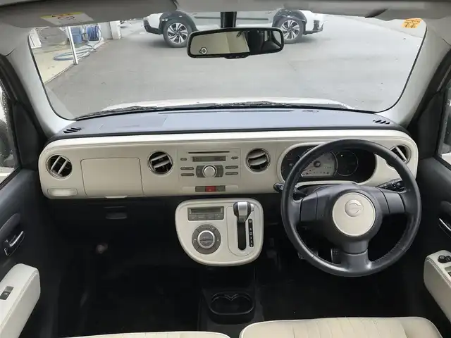 ダイハツ ミラ ココア プラスG 富山県 2012(平24)年 6.5万km ココアベージュマイカメタリック オーディオ/オートエアコン/スマートキー/レベライザー/革巻きステアリング/ドリンクホルダー/フォグランプ/トノカバー/フロアマット/ルーフレール