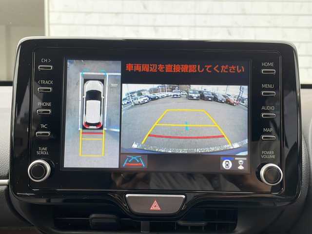 トヨタ ヤリスクロス ハイブリッド Z 静岡県 2022(令4)年 2.4万km ブラックマイカ グレイッシュブルー 2トーン ワンオーナー/ディスプレイオーディオ/Bluetooth/全周囲カメラ/セーフティセンス/レーダークルーズコントロール/オートハイビーム/パワーバックドア/ハーフレザー/シートヒーター/純正18インチＡＷ/ビルトインＥＴＣ/スマートキー/スペアキー/保証書/取説