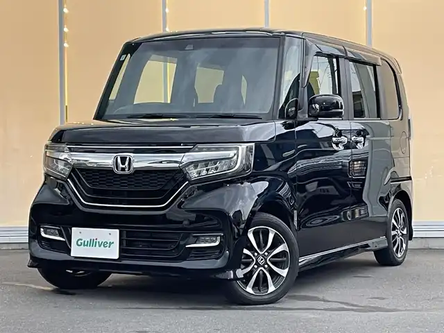 ホンダ Ｎ ＢＯＸ カスタム G EX ホンダセンシング 神奈川県 2018(平30)年 3.8万km クリスタルブラックパール 純正８インチＳＤナビ/CD/DVD/AppleCarPlay/Bluetooth/両側パワースライドドア　/バックカメラ　/追従型クルーズコントロール　/コーナーセンサー　/LEDヘッドライト　/フロントフォグランプ　/ETC　/スマートキー/純正１４インチアルミホイール/純正フロアマット/ドアバイザー/カーテンエアバッグ/衝突被害軽減システム