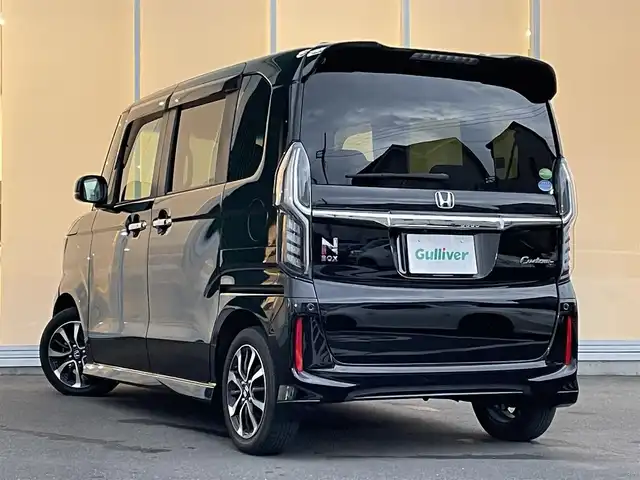 ホンダ Ｎ ＢＯＸ カスタム G EX ホンダセンシング 神奈川県 2018(平30)年 3.8万km クリスタルブラックパール 純正８インチＳＤナビ/CD/DVD/AppleCarPlay/Bluetooth/両側パワースライドドア　/バックカメラ　/追従型クルーズコントロール　/コーナーセンサー　/LEDヘッドライト　/フロントフォグランプ　/ETC　/スマートキー/純正１４インチアルミホイール/純正フロアマット/ドアバイザー/カーテンエアバッグ/衝突被害軽減システム