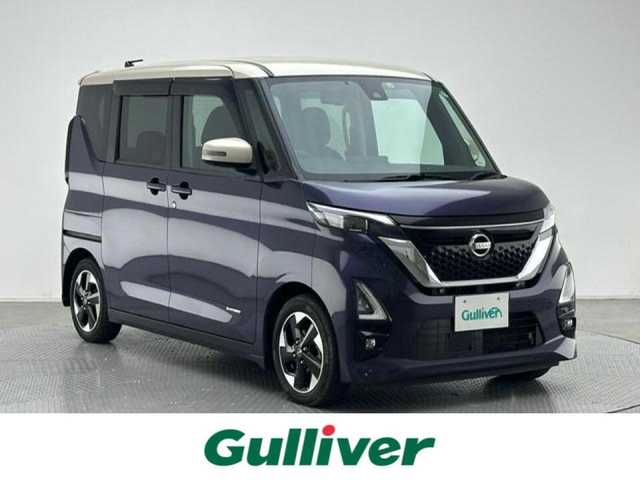 日産 ルークス HWS X プロパイロットED 兵庫県 2020(令2)年 3.4万km パープルⅡ 純正ナビ(MJ119D-W) /・CD/フルセグTV/・Bluetooth/SD/AUX /全方位モニター/・バックカメラ /両側パワースライドドア /・左側ハンズフリー /ETC /オートブレーキホールド /プロパイロット /衝突軽減ブレーキ /レーンキープアシスト/先行車発進お知らせ/標識認識機能/コーナーセンサー/ふらつき警報/LEDオートライト/・オートハイビーム /プッシュスタート/・スペアキー/取扱説明書/保証書