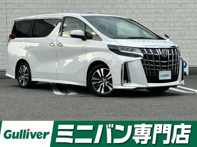 トヨタ アルファード S Cパッケージ 福岡県 2020(令2)年 5.4万km ホワイトパールクリスタルシャイン 純正９インチディスプレイオーディオ(フルセグTV/CD/DVD/BT)バックモニター後席フリップダウンモニタートヨタセーフティー三眼LEDヘッドライトシーケンシャルウィンカーWサンルーフコーナーセンサー両側パワスラ電動リアゲートレーダークルコン前後ドラレコETC2.0BSMデジタルインナーミラーシートヒーターエアシートオートホールドUSBポート純正18インチアルミホイールプッシュスタートスマートキー i
