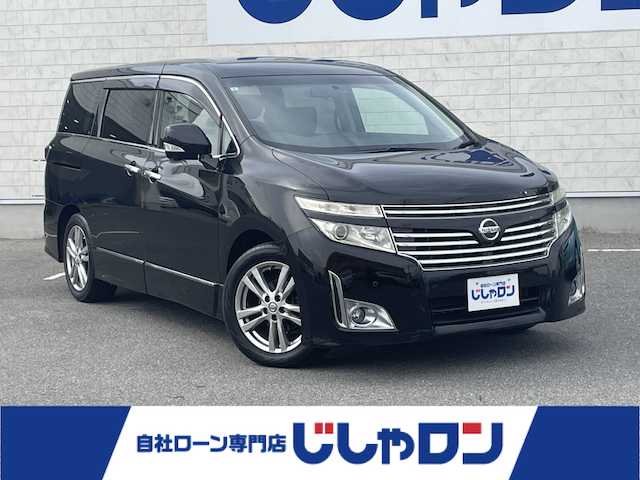 日産 エルグランド 250ハイウェイスター 佐賀県 2011(平23)年 8.1万km ファントムブラック （株）IDOMが運営する【じしゃロン佐賀店】の自社ローン専用車両になります。こちらは現金またはオートローンご利用時の価格です。自社ローンご希望の方は別途その旨お申し付けくださいませ。/・片側電動スライドドア　/・純正ＨＤＤナビ/フルセグ/ＢＴ/        ＤＶＤ/ＣＤ　/・全周囲カメラ　/・ビルトインＥＴＣ　/・オットマンシート