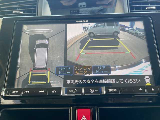 ダイハツ トール カスタムG リミテッド SAⅢ 青森県 2019(令1)年 6.5万km プラムブラウンクリスタルマイカ 4WD/アルパイン9インチナビ・フルセグTV/CD・DVD・Bluetooth/パノラマモニター/両側パワースライドドア/前席シートヒーター/スマートアシスト3/衝突軽減ブレーキ/レーンキープアシスト/オートハイビーム/前後コーナーセンサー/クルーズコントロール/横滑り防止機能/前方ドライブレコーダー/ETC/LEDヘッドライト/フォグライト/社外14インチアルミ/スマートキー/プッシュスタート