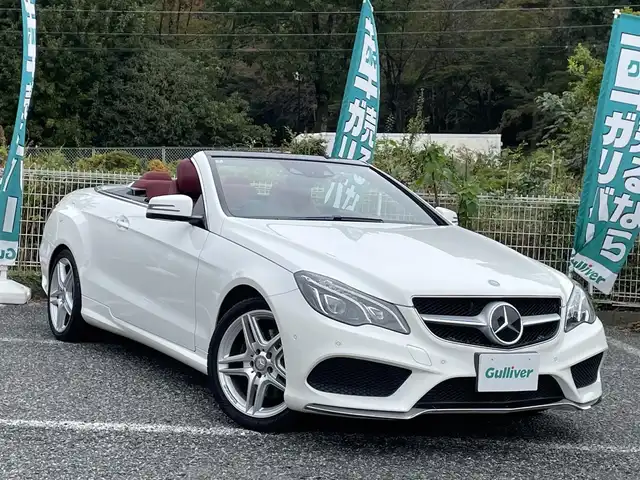 メルセデス・ベンツ Ｅ２５０ カブリオレ 埼玉県 2014(平26)年 3.7万km 白 電動オープン/赤革シート/シートヒーター/メモリー付パワーシート/純正ナビTV/ハーマンカードンスピーカー/バックカメラ/LEDヘッドライト/純正１８インチアルミ/アクティブクルーズコントロール/衝突軽減ブレーキ/パークトロニック/スマートキー/保証書付整備手帳/取扱説明書