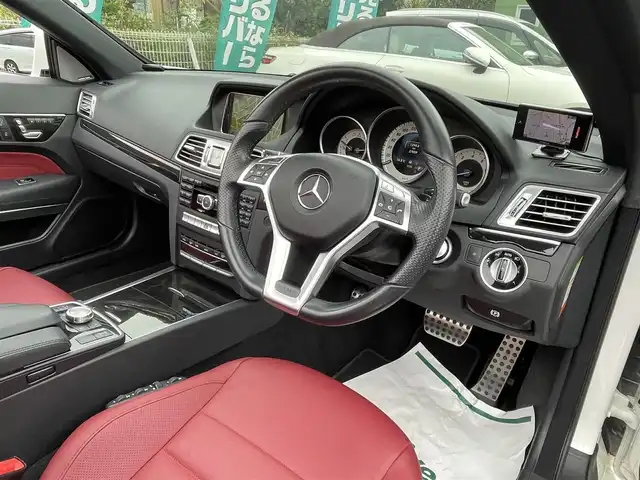 メルセデス・ベンツ Ｅ２５０ カブリオレ 埼玉県 2014(平26)年 3.7万km 白 電動オープン/赤革シート/シートヒーター/メモリー付パワーシート/純正ナビTV/ハーマンカードンスピーカー/バックカメラ/LEDヘッドライト/純正１８インチアルミ/アクティブクルーズコントロール/衝突軽減ブレーキ/パークトロニック/スマートキー/保証書付整備手帳/取扱説明書