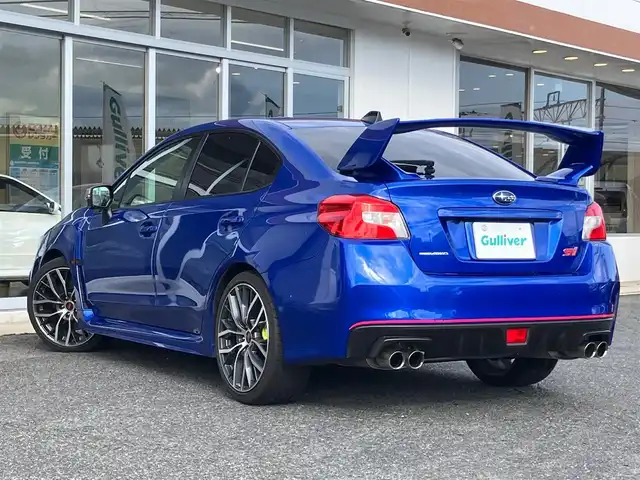 スバル ＷＲＸ ＳＴＩ STI タイプS 山口県 2020(令2)年 1.8万km WRブルーパール ワンオーナー/純正ビルトイン8inSDナビ・TV/F・S・Rカメラ/RECARO ハーフレザースポーツシート/フロント パワーシート/フロント シートヒーター/大型リアウイング/LEDオートライト/スマートキー/スバルリアヴィークルディテクション/ステアリング連動ヘッドランプ/ブラインドスポットモニター