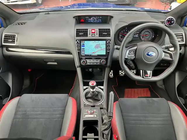 スバル ＷＲＸ ＳＴＩ STI タイプS 山口県 2020(令2)年 1.8万km WRブルーパール ワンオーナー/純正ビルトイン8inSDナビ・TV/F・S・Rカメラ/RECARO ハーフレザースポーツシート/フロント パワーシート/フロント シートヒーター/大型リアウイング/LEDオートライト/スマートキー/スバルリアヴィークルディテクション/ステアリング連動ヘッドランプ/ブラインドスポットモニター