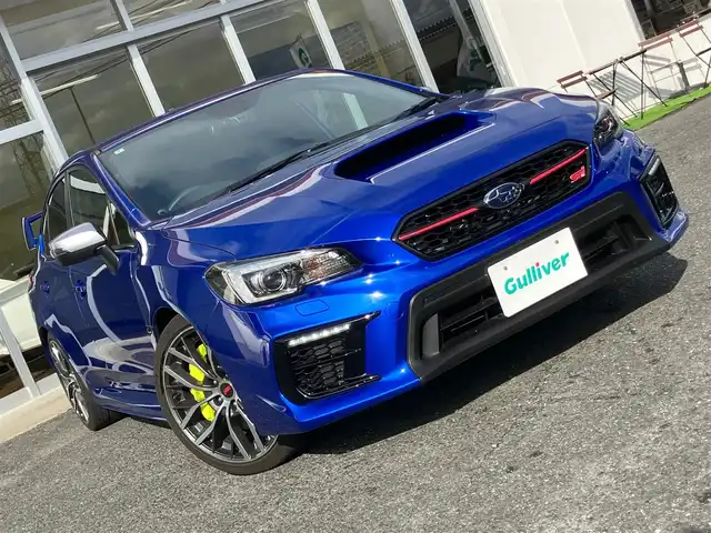 スバル ＷＲＸ ＳＴＩ STI タイプS 山口県 2020(令2)年 1.8万km WRブルーパール ワンオーナー/純正ビルトイン8inSDナビ・TV/F・S・Rカメラ/RECARO ハーフレザースポーツシート/フロント パワーシート/フロント シートヒーター/大型リアウイング/LEDオートライト/スマートキー/スバルリアヴィークルディテクション/ステアリング連動ヘッドランプ/ブラインドスポットモニター