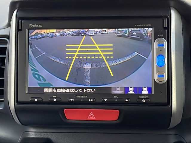 ホンダ Ｎ ＢＯＸ G SSパッケージ 静岡県 2015(平27)年 4.6万km プレミアムホワイトパール /純正ナビ/ワンセグTV//CD/DVD/Bluetooth//バックカメラ//両側パワースライドドア//衝突軽減ブレーキ//フロントシートヒーター//純正14インチAW//ステアリングスイッチ