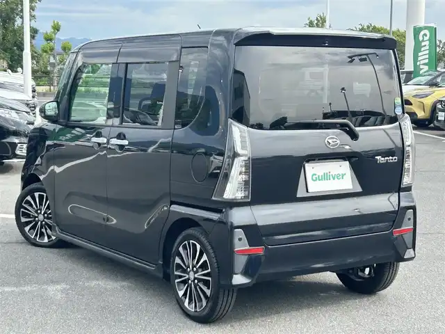 ダイハツ タント カスタム RS 奈良県 2019(令1)年 3.7万km パールブラック 純正ナビ　/フルセグTV/ＥＴＣ　/両側パワースライドドア　/フリップダウンモニター　/Ｂｌｕｅｔｏｏｔｈ/CDチェンジャー/DVD再生機能　/コーナーセンサー前後　/純正フロアマット　/純正アルミホイール　/ＵＳＢ入力端子　/バックカメラ/スペアキー/LEDヘッドライト/オートライト/盗難防止装置/衝突被害軽減システム