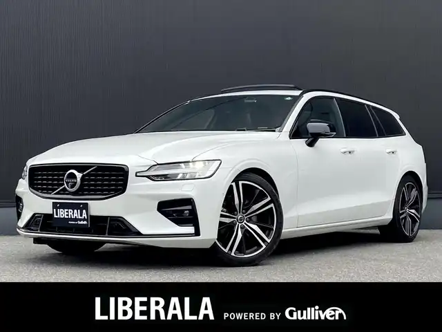 ボルボ ボルボ Ｖ６０ B5 Rデザイン 栃木県 2020(令2)年 6.9万km パール パノラマサンルーフ/harman/kardon/HUD/ACC/全方位カメラ/純正ナビ/フルセグ /パワーシート/ステアリングヒーター/シートヒーター/ハーフレザー/電動リアゲート/ETC/LED/純正18インチAW/純正ドラレコ前後