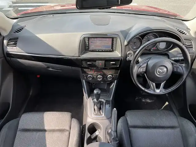 マツダ ＣＸ－５ XD 三重県 2014(平26)年 14.8万km ソウルレッドプレミアムメタリック 登録時147936km/純正ナビ/（AM/FM/TV/Bluetooth）/ワンセグTV/バックカメラ/ETC/ステアリングスイッチ/オートライト/純正アルミ/プッシュスタート