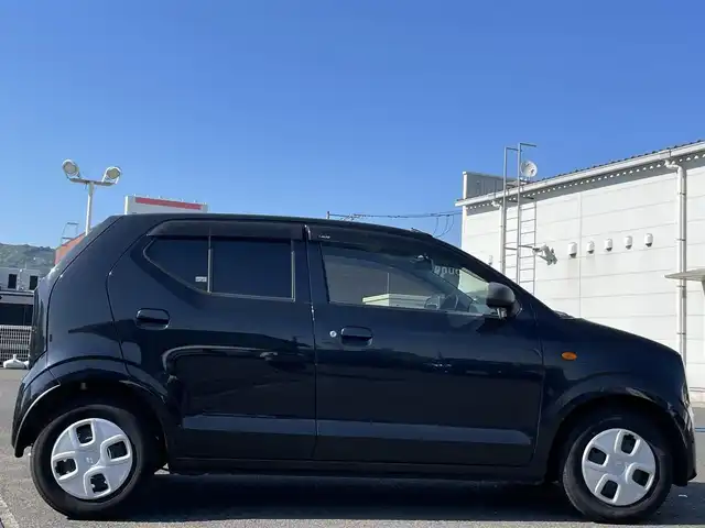 スズキ アルト S 広島県 2018(平30)年 6万km ブルーイッシュブラックパール3 禁煙車/社外SSDナビ(CN-３１０D)/　【CD/Bluetooth/ワンセグTV】/バックカメラ/衝突被害軽減システム/横滑り防止装置/盗難防止装置/D席シートヒーター/ヘッドライトレベライザー/メカニカルキー/スペアキー/アイドリングストップ/純正ホイールキャップ/純正フロアマット/取扱説明書