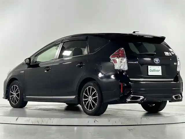 トヨタ プリウス α S 大分県 2020(令2)年 7.5万km アティチュードブラックマイカ 純正9型ナビ/【フルセグTV/AM/FM/Bluetooth/SD録音/DVD/CD】/モデリスタエアロ/衝突被害軽減ブレーキ/レーンキープアシスト/クルーズコントロール/バックカメラ/アルパイン後席モニター/ハンズフリー/純正フロアマット/LEDヘッドライト/ETC/ドライブレコーダー/３列シート/ふらつき検知機能
