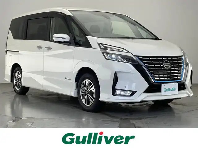 日産 セレナ e－パワー ハイウェイスター V 愛知県 2020(令2)年 4.1万km ブリリアントホワイトパール 純正１０型ナビ　純正後席モニター　禁煙車　セーフティパックＢ　プロパイロット　パーキングアシスト　全方位カメラ　ＢＳＭ　エマブレ　衝突軽減　追従クルコン　ハンズフリー両側パワスラ　ＬＥＤライト　フォグ