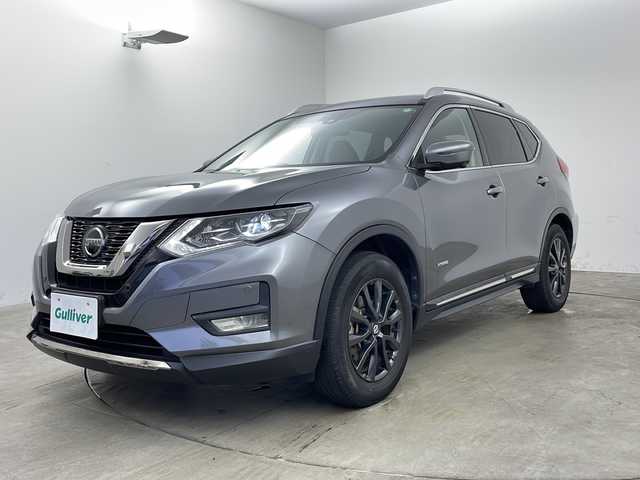 日産 エクストレイル ハイブリッド 20Xi 兵庫県 2020(令2)年 5.3万km ダークメタルグレー ・純正9インチナビ&TV&CD&SD&BT/・アラウンドビューモニター/・ビルトインETC/・エマージェンシーブレーキ/・プロパイロット/・レーンキープアシスト/・車線逸脱警報装置/・後側方車両検知警報/・移動物検知/・クロストラフィック/・フロントソナー/・リアソナー/・コーナリングスタビリティアシスト/・インテリジェントエンジンブレーキ/・パワーバックドア/・デジタルインナーミラー/・前席シートヒーター/・前席パワーシート/・カプロンシート/・保温保冷機能付きカップホルダー/・純正17インチアルミホイール/・LEDライト/・ステアリングリモコン/・ヘッドライトレベライザー/・電動格納ミラー/・純正フロアマット/・スマートキー/・スペアキー