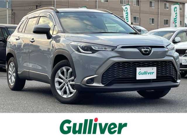 トヨタ カローラ クロス S 広島県 2023(令5)年 3.8万km セメントグレーメタリック ワンオーナー/純正ディスプレイオーディオ/（Bluetooth/ミラーキャスト/USB）/バックカメラ/クルーズコントロール/プッシュスタート/ビルドインETC/衝突軽減ブレーキ/レーンキープアシスト/オートライト