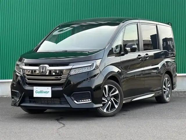 ホンダ ステップワゴン スパーダ クルスピセンシング 宮城県 2018(平30)年 5.4万km プレミアムスパークルブラックパール ホンダセンシング/●衝突軽減ブレーキ〈CMBS〉/●誤発進抑制機能/●歩行者事故低減ステアリング/●路外逸脱抑制機能/●ACC〈アダプティブ・クルーズ・コントロール〉/●LKAS〈車線維持支援システム〉/●先行車発進お知らせ機能/●標識認識機能/コーナーセンサー/純正11.6インチフリップダウンモニター（VM-185EN）/純正9インチナビ（VXM-187VFNi）/・CD/DVD/・Bluetooth/・フルセグTV/ビルトインETC/両側パワースライドドア/ハーフレザーシート/前席シートヒーター/革巻きステアリング/パドルシフト/ステアリングスイッチ/LEDヘッドランプ/フォグランプ/オートライト/スマートキー/プッシュスタート/スペアキー/電動格納ミラー/純正17インチAW/純正フロアマット/W/サイド/カーテンエアバッグ
