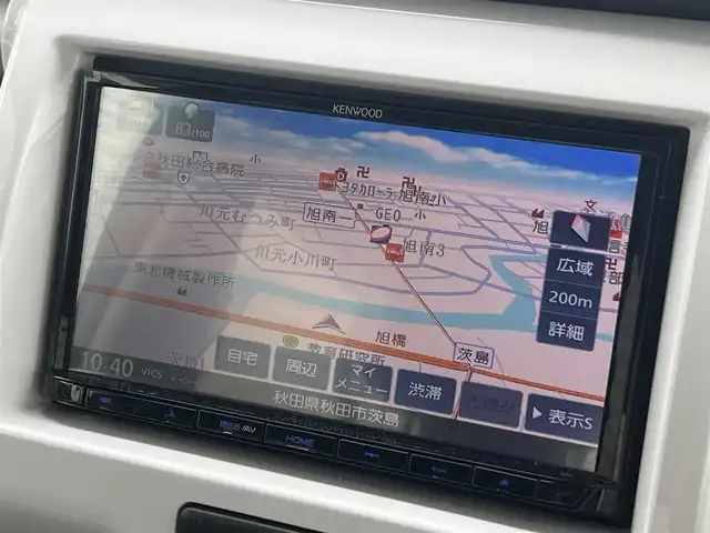 マツダ フレア クロスオーバー XG 秋田県 2017(平29)年 9.6万km ピュアホワイトP ４WD/純正ナビ/衝突軽減システム/フルセグ/バックカメラ/純正アルミ/スマートキー/前席シートヒーター/アイドリングストップ/ダウンヒルアシストコントロール/プッシュスタート/ETC/純正フロアマット/純正ドアバイザー/オートライト/オートエアコン/パワーステアリング/パワーウィンドウ/横滑り防止/盗難防止装置/電動格納ミラー/保証書/取扱説明書/記録簿