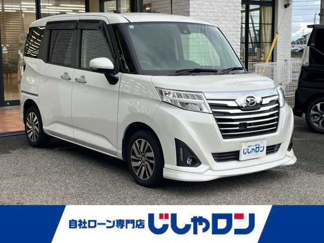 ダイハツ トール カスタムG SAⅡ 高知県 2017(平29)年 13.2万km パールホワイトⅢ (株)IDOMが運営する【じしゃロン高知店】の自社ローン専用車両になります。こちらは現金またはオートローンご利用時の価格です。自社ローンご希望の方は別途その旨お申付け下さい