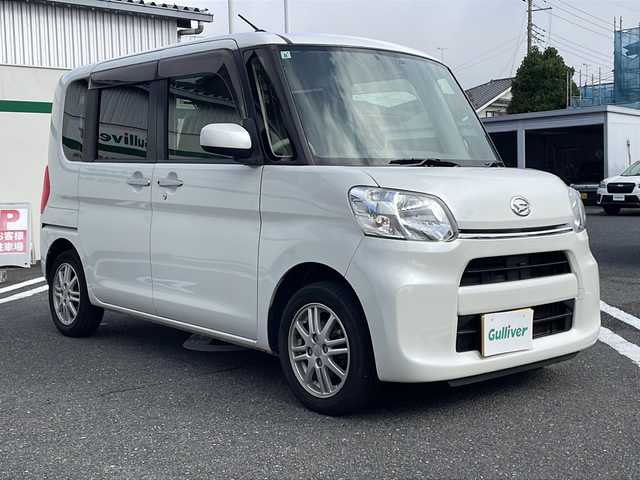 ダイハツ タント X 東京都 2015(平27)年 9.9万km パールホワイトⅢ 純正メモリナビ（NSZN-W65DB）/・Bluetooth/TV/CD/DVD/USB/ドライブレコーダー（DRV-325）/アイドリングストップ/横滑り防止装置/盗難防止装置/パワースライドドア/オートライト/オートエアコン/純正14インチアルミホイール/スペアキー1本/ETC/取扱説明書/保証書