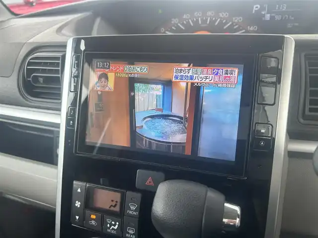 ダイハツ タント X 東京都 2015(平27)年 9.9万km パールホワイトⅢ 純正メモリナビ（NSZN-W65DB）/・Bluetooth/TV/CD/DVD/USB/ドライブレコーダー（DRV-325）/アイドリングストップ/横滑り防止装置/盗難防止装置/パワースライドドア/オートライト/オートエアコン/純正14インチアルミホイール/スペアキー1本/ETC/取扱説明書/保証書