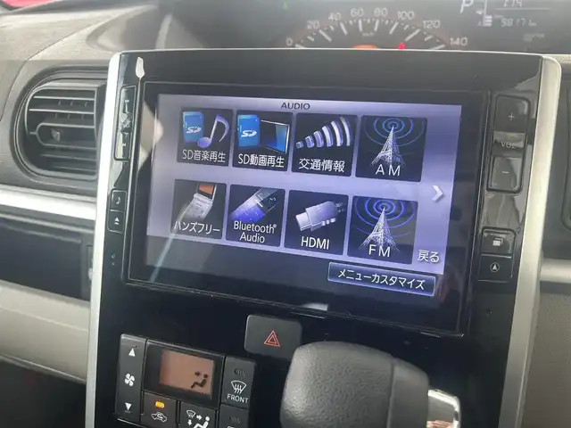 ダイハツ タント X 東京都 2015(平27)年 9.9万km パールホワイトⅢ 純正メモリナビ（NSZN-W65DB）/・Bluetooth/TV/CD/DVD/USB/ドライブレコーダー（DRV-325）/アイドリングストップ/横滑り防止装置/盗難防止装置/パワースライドドア/オートライト/オートエアコン/純正14インチアルミホイール/スペアキー1本/ETC/取扱説明書/保証書