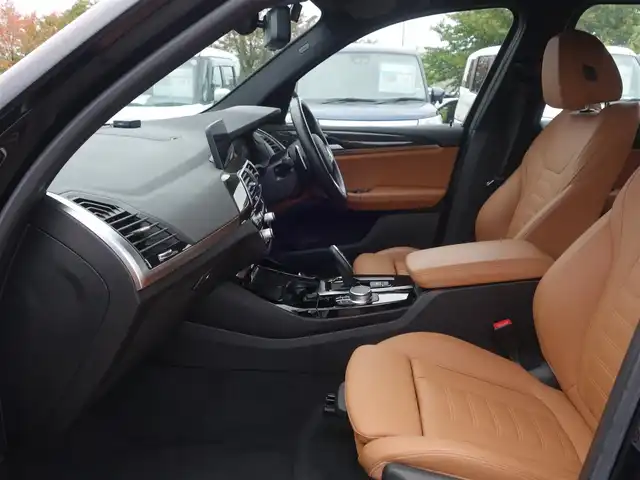 ＢＭＷ Ｘ３ xDrive20d Mスポーツ 山形県 2021(令3)年 4.7万km 黒 4WD/ディーゼル/ワンオーナー/衝突被害軽減システム/純正HDDナビ/　　【BT フルセグ USB】/全周囲カメラ/電動リアゲート/レーダークルーズコントロール/LEDオートヘッドライト/茶革シート/パワーシート/シートヒーター/純正20インチアルミホイール/ドライブレコーダー/ステアリングスイッチ/パドルシフト/ターボ/電動格納ウィンカーミラー/フォグランプ/スマートキー/ETC内蔵ミラー
