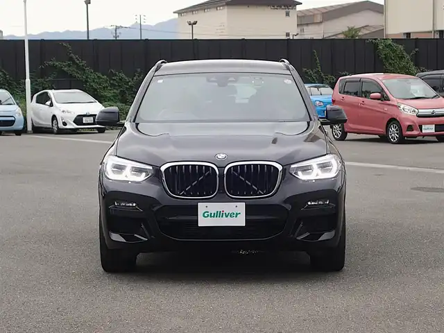 ＢＭＷ Ｘ３ xDrive20d Mスポーツ 山形県 2021(令3)年 4.7万km 黒 4WD/ディーゼル/ワンオーナー/衝突被害軽減システム/純正HDDナビ/　　【BT フルセグ USB】/全周囲カメラ/電動リアゲート/レーダークルーズコントロール/LEDオートヘッドライト/茶革シート/パワーシート/シートヒーター/純正20インチアルミホイール/ドライブレコーダー/ステアリングスイッチ/パドルシフト/ターボ/電動格納ウィンカーミラー/フォグランプ/スマートキー/ETC内蔵ミラー