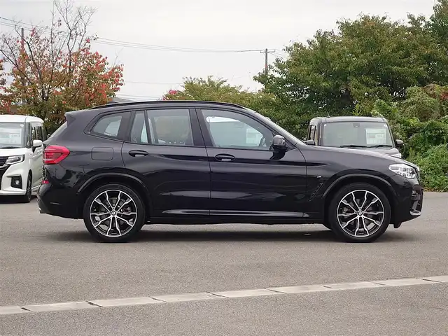 ＢＭＷ Ｘ３ xDrive20d Mスポーツ 山形県 2021(令3)年 4.7万km 黒 4WD/ディーゼル/ワンオーナー/衝突被害軽減システム/純正HDDナビ/　　【BT フルセグ USB】/全周囲カメラ/電動リアゲート/レーダークルーズコントロール/LEDオートヘッドライト/茶革シート/パワーシート/シートヒーター/純正20インチアルミホイール/ドライブレコーダー/ステアリングスイッチ/パドルシフト/ターボ/電動格納ウィンカーミラー/フォグランプ/スマートキー/ETC内蔵ミラー